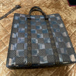 409782-DDH	Louis Vuitton	PVC Monogram Chess Sac Plat Tote Bag