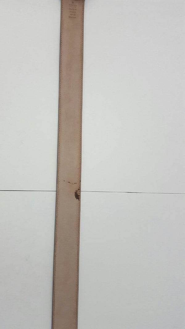 Gucci Teal Guccissima Leather Interlocking G Buckle Belt 114876 4618 (80/32)