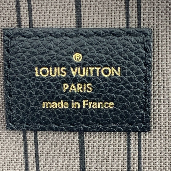 LOUIS VUITTON Marais MM Monogram Emperiente Satchel Bag Black