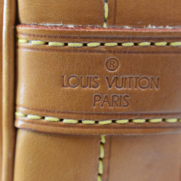 LOUIS VUITTON Large Noe Monogram Canvas Shoulder Bag Brown