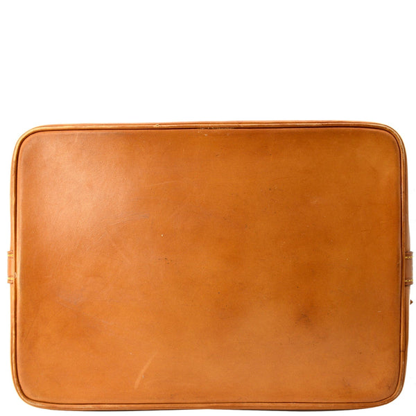 LOUIS VUITTON Large Noe Monogram Canvas Shoulder Bag Brown