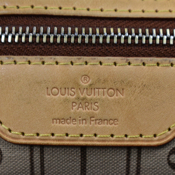 LOUIS VUITTON Neverfull GM Monogram Canvas Tote Bag Brown