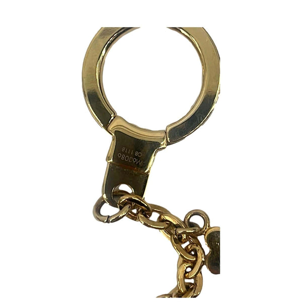 LOUIS VUITTON Monogram Blooming Flowers Bag Charm Key Holder Rose Ballerine