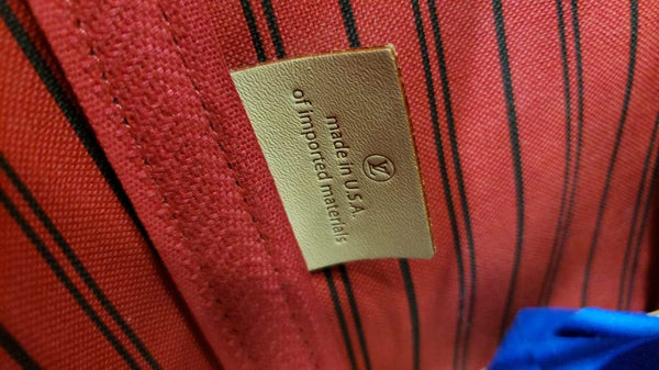 made in USA Lv Neverfull MM Monogram Canvas Shoulder Bag