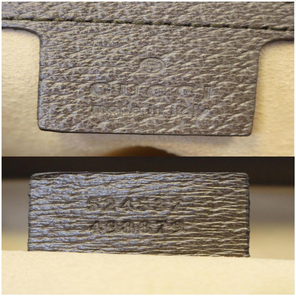 GUCCI Ophidia Medium GG Supreme Tote Shoulder Bag Beige 524537