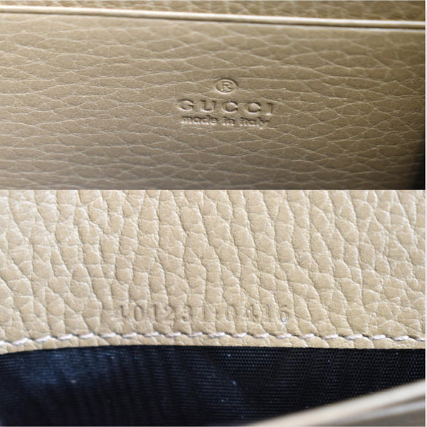 GUCCI Dionysus Mini Leather Chain Shoulder Bag Tan 401231