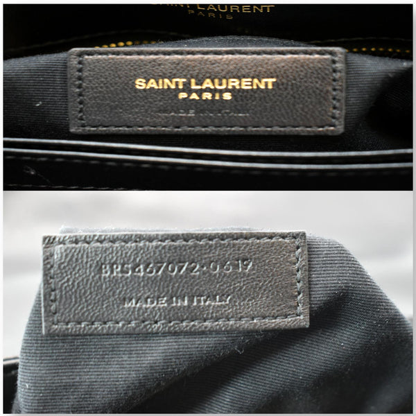 YVES SAINT LAURENT Small Loulou Matelasse Leather Shoulder Bag Black
