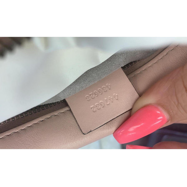 GUCCI GG Marmont Matelasse Small Leather Crossbody Bag Pink-US