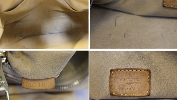 LOUIS VUITTON Damier Azur Evora MM Tote Shoulder Bag