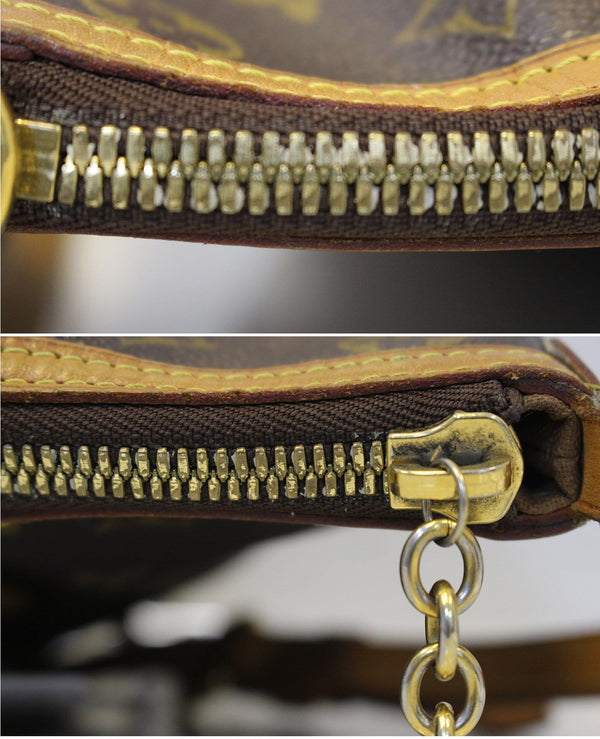 LOUIS VUITTON Monogram Canvas Palermo PM Brown Shoulder Bag-US