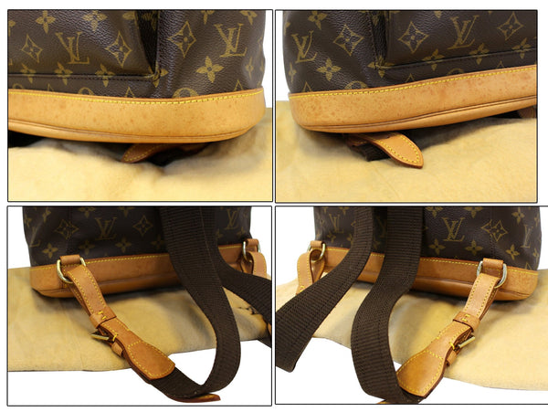 LOUIS VUITTON Monogram Canvas Brown Montsouris GM Backpack Bag