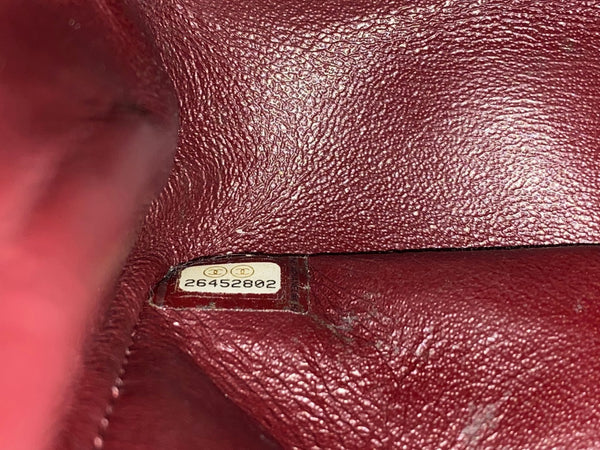 CHANEL Classic Medium Double Flap Caviar Leather Shoulder Bag Black