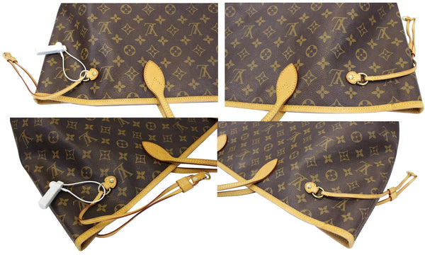 LOUIS VUITTON Monogram Canvas Neverfull GM Brown Tote Bag