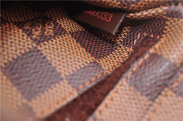 LOUIS VUITTON Damier Canvas Geronimos Brown Hip Bag