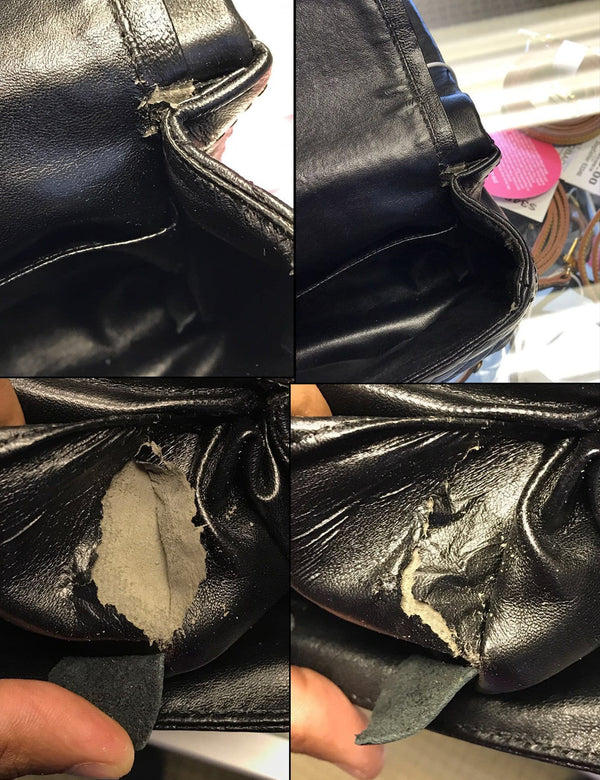 CHANEL Black Metallic Reissue 2.55 Leather Flap Bag