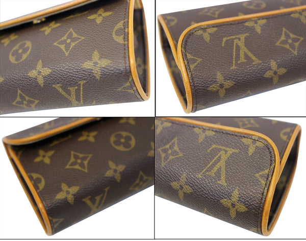 LOUIS VUITTON Monogram Canvas Pochette Florentine Bag