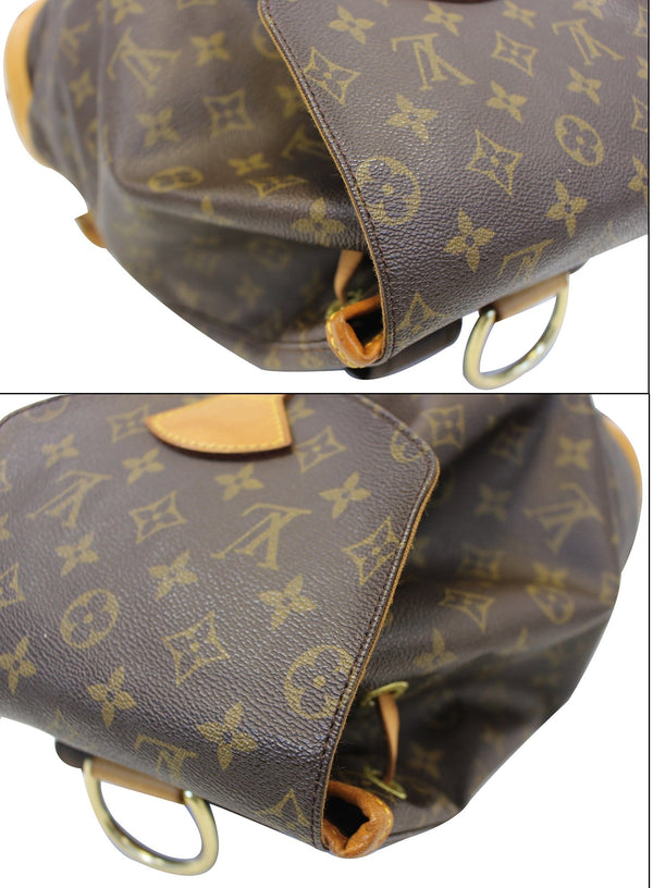 LOUIS VUITTON Monogram Canvas Brown Montsouris GM Backpack Bag