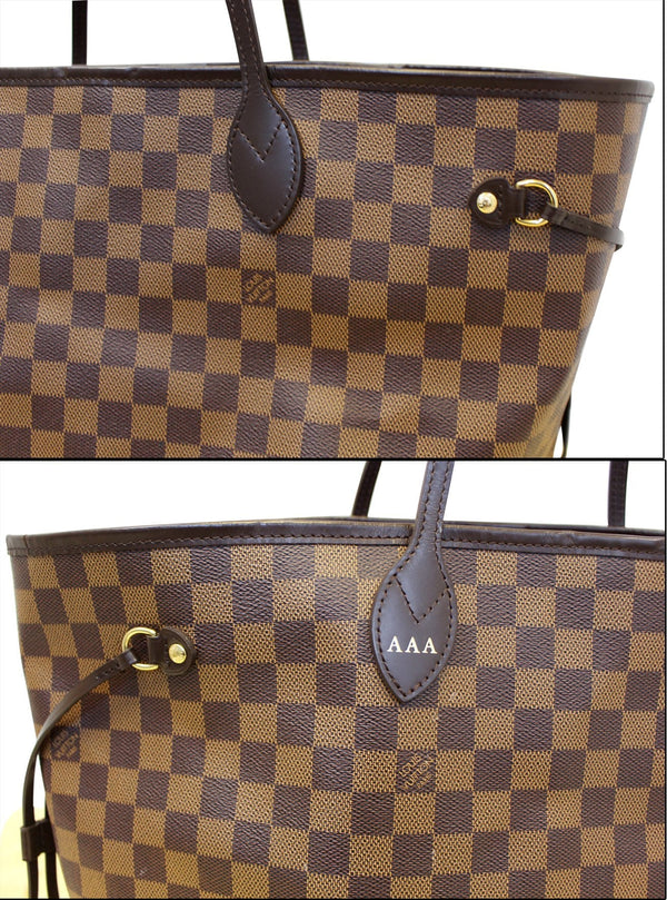 LOUIS VUITTON Damier Ebene Neverfull GM Tote Shoulder Bag