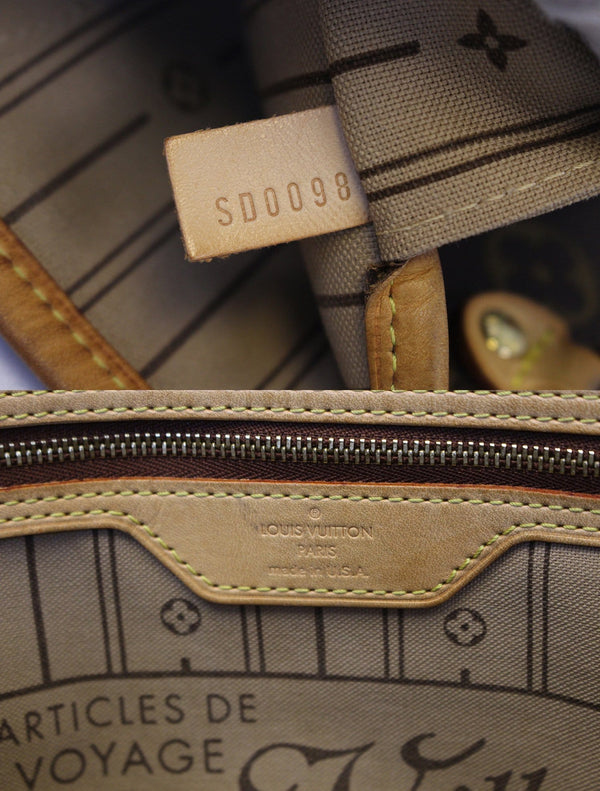 LOUIS VUITTON Monogram Neverfull MM Tote Shoulder Bag