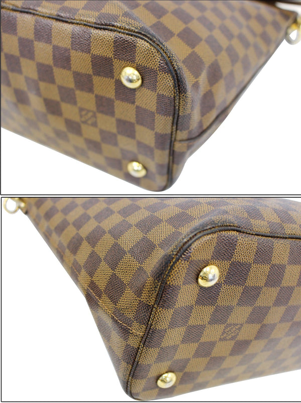 LOUIS VUITTON Damier Ebene Belmont Shoulder Handbag