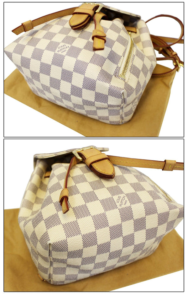 LOUIS VUITTON Damier Azur Sperone BB Backpack Bag