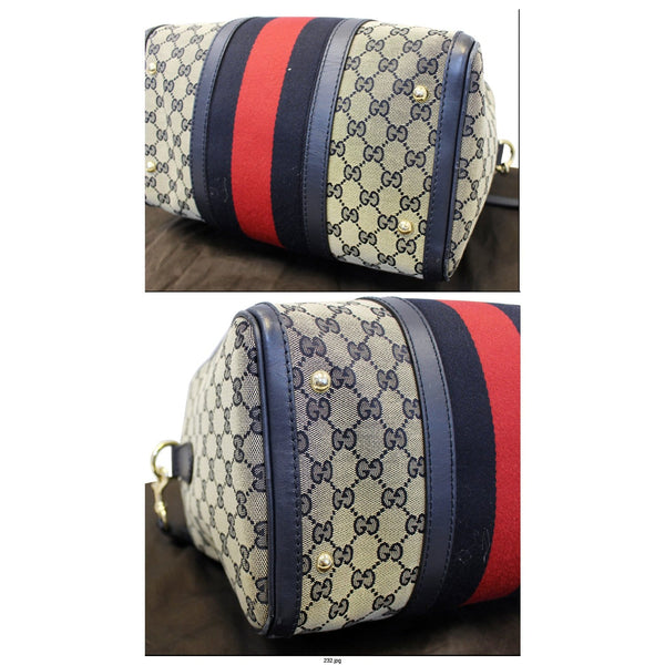 GUCCI Web Medium Original GG Boston Bag with Signature Web 247205-US