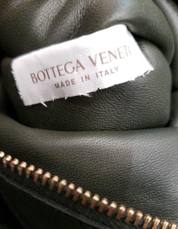 BOTTEGA VENETA Cassette Maxi Lambskin Crossbody Bag Olive