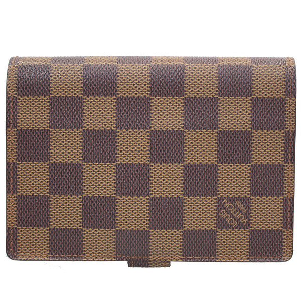 LOUIS VUITTON Agenda PM Damier Ebene Day Planner Cover Brown