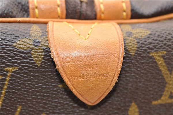 LOUIS VUITTON Monogram Sac Souple 35 Boston Bag Vintage