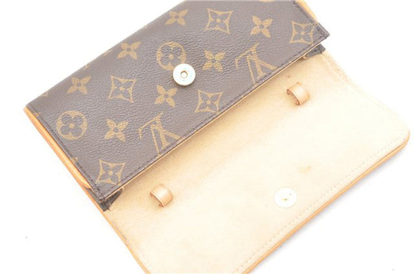 LOUIS VUITTON Monogram Canvas Pochette Twin PM Bag