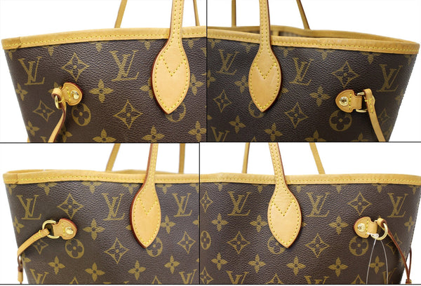 LOUIS VUITTON Neverfull MM Monogram Canvas Brown Tote Bag