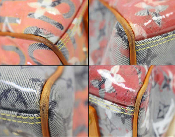 LOUIS VUITTON Weekender PM Monogram Pulp Rose Satchel Bag-US