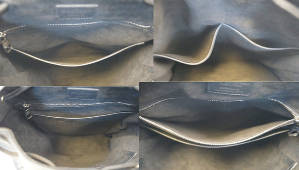 LOUIS VUITTON Black Epi Leather X Supreme Christopher Backpack Bag