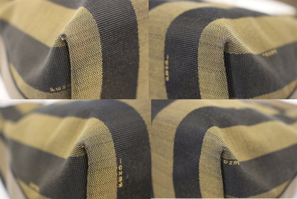 FENDI Pequin Tonal Stripe Hobo Bag