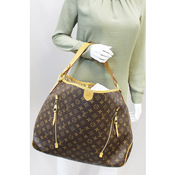 LOUIS VUITTON Delightful GM Monogram Canvas Shoulder Bag-US