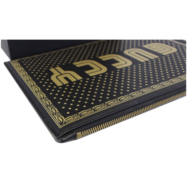 Gucci Guccy Star Print Leather - Gucci Clutch Bag - left view