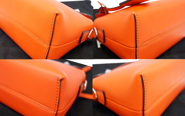 FENDI Orange Leather By the Way Mini Shoulder Crossbody Bag - FINAL CALL