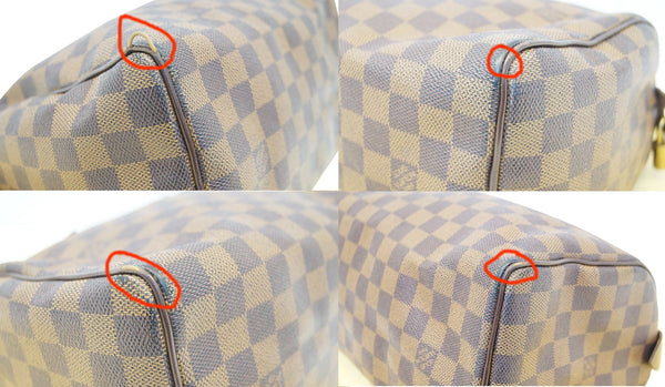 LOUIS VUITTON Damier Ebene Speedy 25 Satchel Bag
