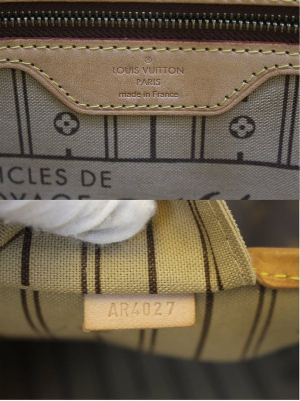 LOUIS VUITTON Monogram Canvas Neverfull MM Tote Shoulder Bag