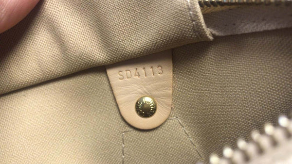 LOUIS VUITTON Speedy 30 Damier Azur Satchel Handbag-US