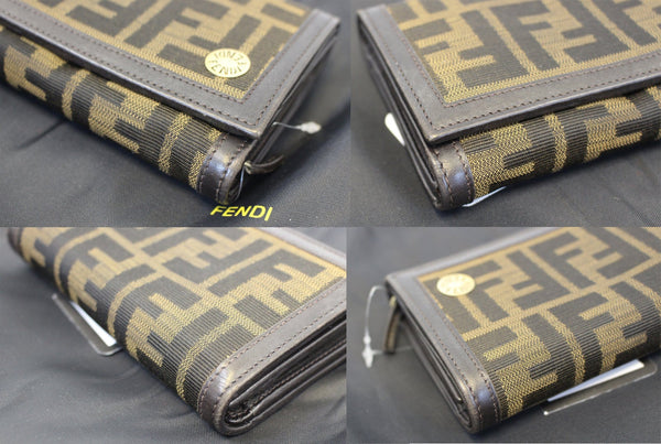 FENDI Monogram Zucca Wallet