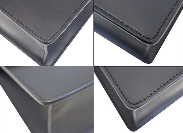 GUCCI Black Calfskin Leather Small Sylvie Shoulder Bag