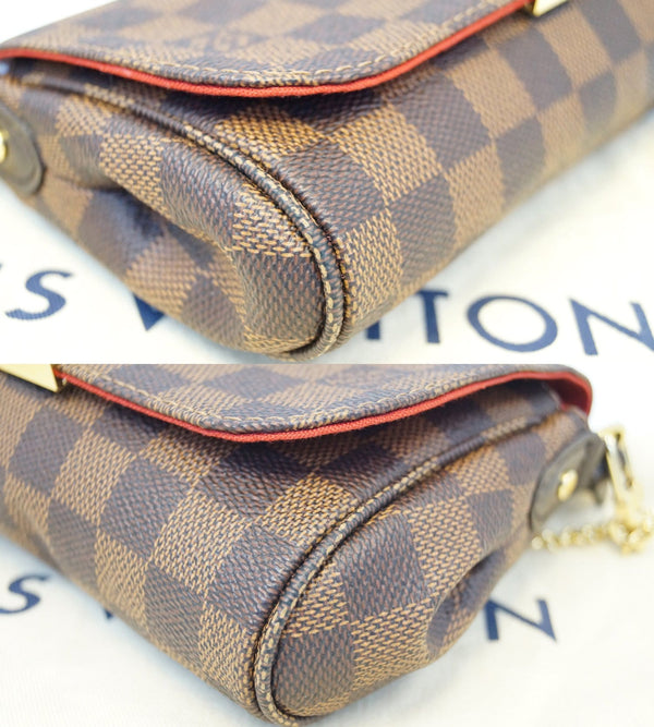 LOUIS VUITTON Damier Ebene Favorite PM Crossbody Bag