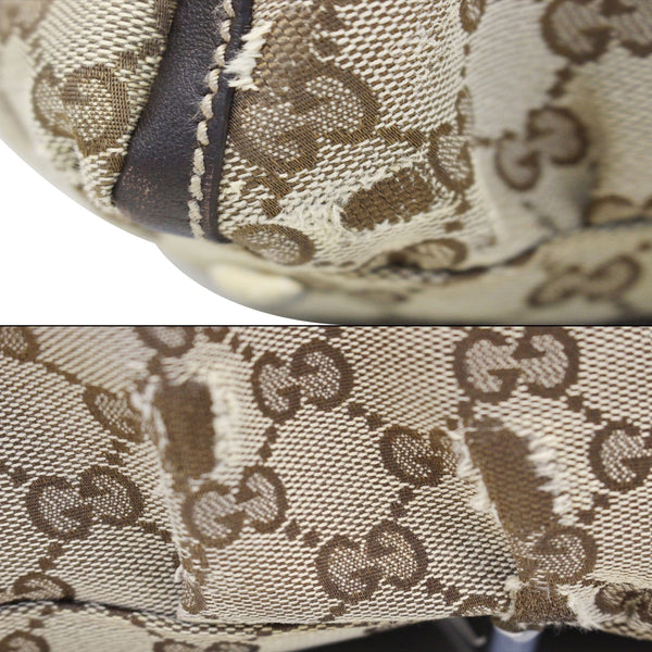 GUCCI Abbey D Ring GG Canvas Large Hobo Bag 189835-US