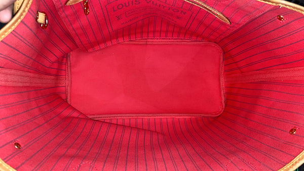 LOUIS VUITTON V Neverfull MM Monogram Canvas Shoulder Bag Brown