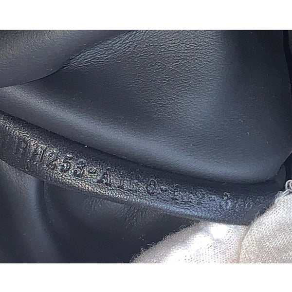 FENDI Petite 2Jours Whipstitch Leather Tote Shoulder Bag Black