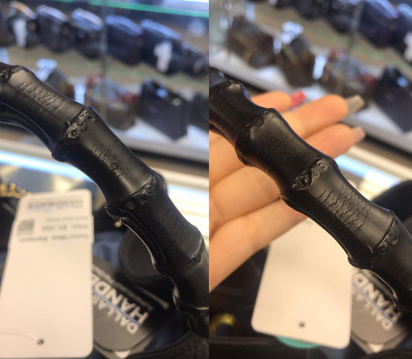 Gucci Miss Bamboo Leather Bucket Handbag - gucci outlet