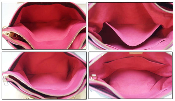 LOUIS VUITTON Cerise Monogram Canvas Pallas 2Way Shoulder Bag