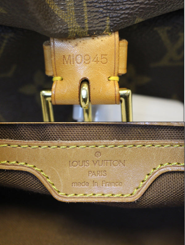 LOUIS VUITTON Monogram Canvas Brown Montsouris GM Backpack Bag