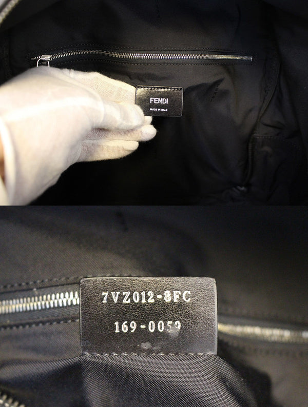 FENDI Black Large Monster Eyes Backpack Bag